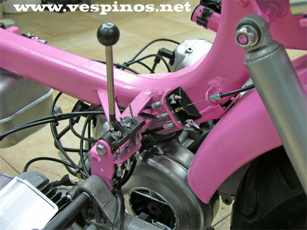 Vespino Pantera Rosa. Detalles