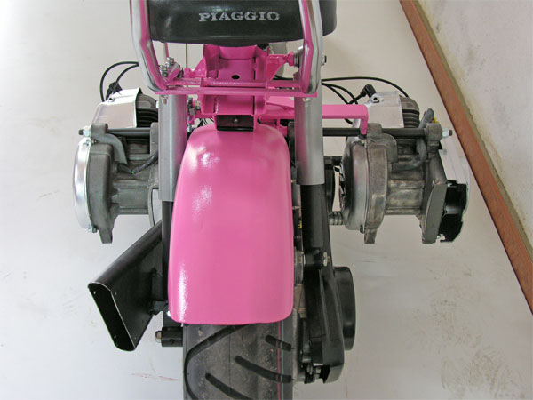 Vespino Pantera Rosa. Detalles