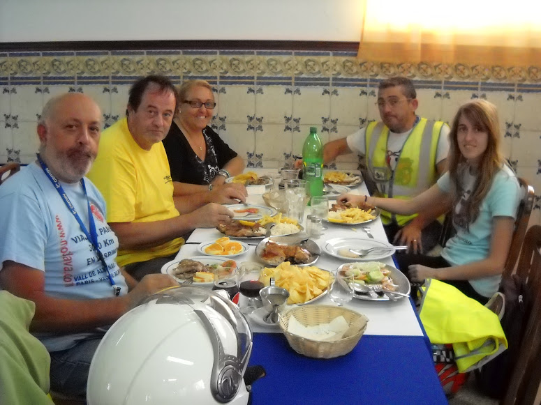 Travesia de Portugal en vespino 2012